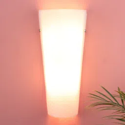 Glass Flush Mount Wall Light (Silver)-image-3