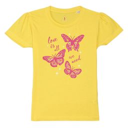 Wear Your Mind Girls Graphic Printed Pure Cotton T-shirt-picture-40