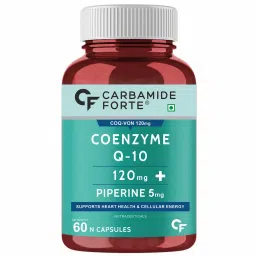 Carbamide Forte Coenzyme Q10 (CoQ10) 120mg with Piperine 6mg - 60 Capsules-image-41