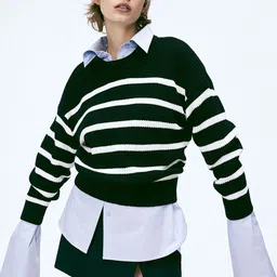 H&M Women Cotton Acrylic Jumper image 1