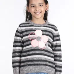 Wingsfield Girls Embroidered Pullover Sweater-image-58