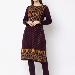 KEIKO Ethnic Motifs Printed Straight Kurta-picture-30