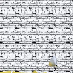 Jaamso Royals White Bricks Self Adhesive Wallpaper-image-91