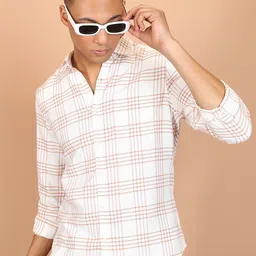 HIGHLANDER Slim Fit Tartan Checked Casual Shirt-picture-38