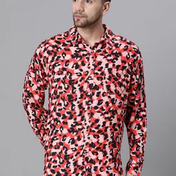 Oxolloxo Relaxed Animal Printed Casual Shirt-picture-33