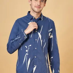 Urban Ranger by pantaloons Slim Fit Abstract Printed Cotton Casual Shirt-picture-18