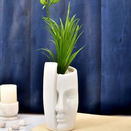 TAYHAA Ceramic Planter With Artificial Plant-picture-37