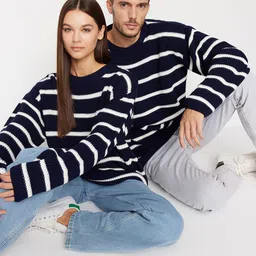 Trendyol Unisex Striped Pullover Sweater-picture-45