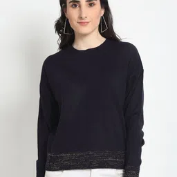 Club York Women Navy Blue Pullover-picture-34