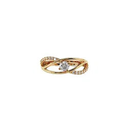 LMDPRAJAPATIS Unisex Cubic Zirconia Adjustable Gold Ring Engagement Ring for Women |Gift for Women And s|-picture-13