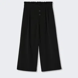 Mango Kids Girls Solid Culottes-picture-51