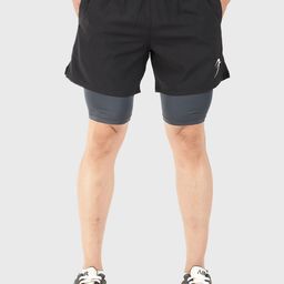 FUAARK Men Skinny Fit Antimicrobial Compression Sports Shorts-picture-14