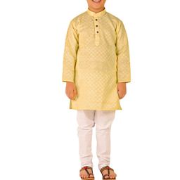 Pro-Ethic STYLE DEVELOPER Boys Pure Cotton Kurta With Churidar-picture-15