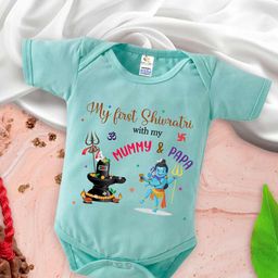 Babywish Infants Printed Cotton Mahashivratri Special Bodysuit-picture-37