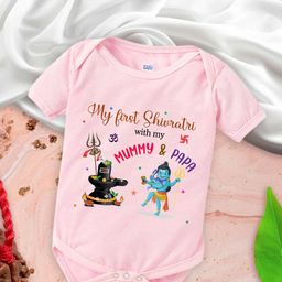 Babywish Infants Printed Cotton Mahashivratri Special Bodysuit-picture-39