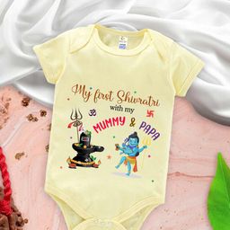 Babywish Infants Printed Cotton Mahashivratri Special Bodysuit-picture-35
