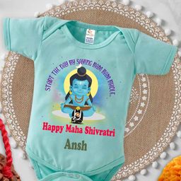 Babywish Infants Mahashivratri Printed Cotton Bodysuits-picture-11