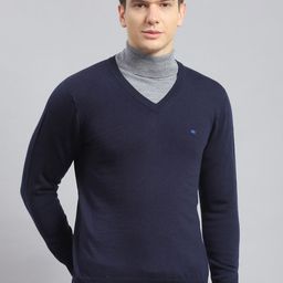 Monte Carlo V-Neck Woollen Pullover-picture-35