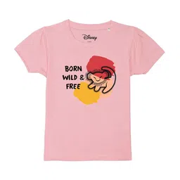 Disney by Wear Your Mind Girls Pink & Red Printed T-shirt-picture-56