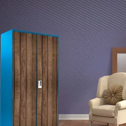 WALLWEAR Brown Printed Wardrobe Sticker-image-53