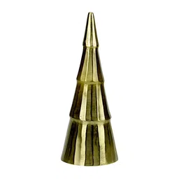 Hind Decor Yellow Christmas Cone Showpiece-image-69