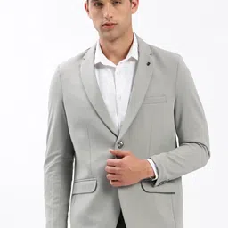 SHOWOFF Slim Fit Notched Lapel Single-Breasted Casual Blazer image 4
