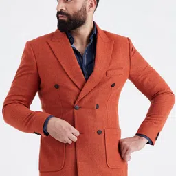 MR BUTTON Slim-Fit Double-Breasted Blazer-picture-24