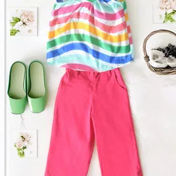 BAESD Girls Printed Top with Trousers-picture-10