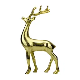 Hind Decor Gold-Toned Standing Reindeer Showpiece-picture-22