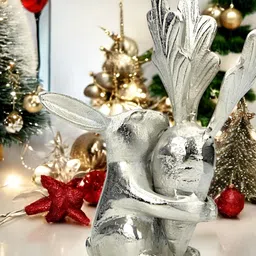 Hind Decor Grey Easter Bunny Showpiece-image-62