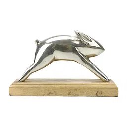 Hind Decor Grey Bunny Showpiece-image-3