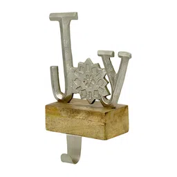 Hind Decor Joy on Wooden Base Stocking Holder-image-83