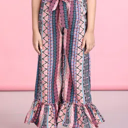 Cutiekins Girls Geometric Printed Palazzos-picture-29