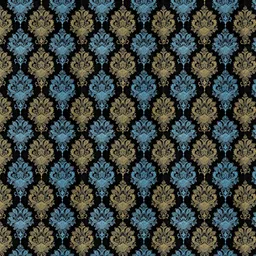 Asian royal Blue & Black Floral Printed Self Adhesive Waterproof Wall Sticker-picture-21