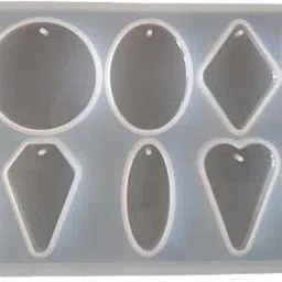 ditya crafts Resin Jewelry Mold Casting Molds Silicone Mould DIY Jewellery, Earrings, Keychains Pendant Mould Arts Craft Making image 3