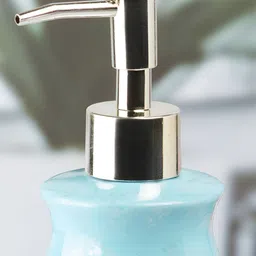 Kookee Blue 2 Piece Abstract Ceramic Soap Dispenser image 3