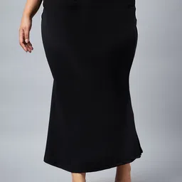 Curves By ZeroKaata Plus Size Pack Of 3 Assorted Mermaid Fit Saree Shapewear image 3