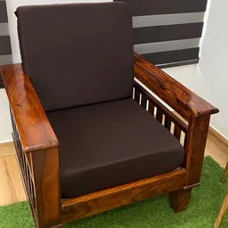 ohello Brown 6 Pieces Self Designed Elasticated Sofa Cover image 3