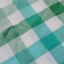 HOME COLORS.IN Green Geometric Printed Cotton 6-Seater Table Cover image 2