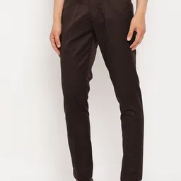 VEI SASTRE Men Smart Slim Fit Mid-Rise Formal Trouser image 2