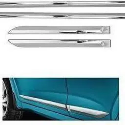 aniitek MARUTI SUZUKI BALENO SIDE BEADING FULL CHROME Car Beading Roll For Door image 2