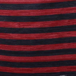 Alvaro Castagnino Men Red & Navy Blue Striped Wool Muffler image 3