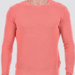Numero Uno Round Neck Long Sleeves Cotton Pullover Sweater image 2