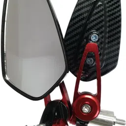 acube mart Manual Rear View Mirror For Universal For Bike Universal For Bike image 1