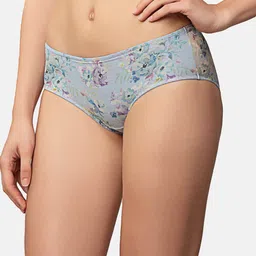 Triumph Women Floral Printed Mesh Ultrasoft Hipster Brief image 3