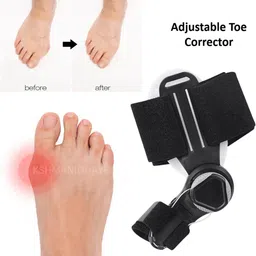 kshmanidhaye 1Pcs 360°Adjustable Rotating Knob Toe Separator Men & Women Toe Corrector image 2