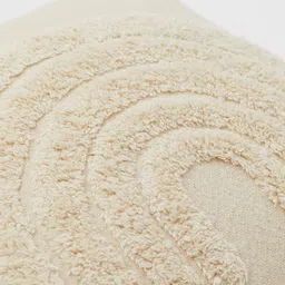 H&M Beige Cotton cushion cover image 2