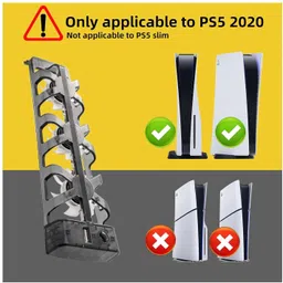 gamenophobia PS5 Cooling Fans, PlayStation 5 Cooling Fan Compatible with PS5 Discs Edition 3 Fan Cooling Pad image 3
