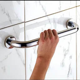 akash enterprises SS 304 Grab Bar Handle for Toilet, Senior Citizens Support - "9 inches " Shower Grab Bar-picture-11