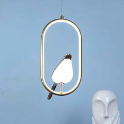 Parva Gold Iron Hanging Light | Inbuilt LED | by Eliante by Jainsons Lights-picture-47